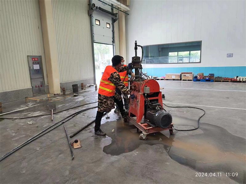 崇礼厂房地面下沉塌陷注浆加固施工